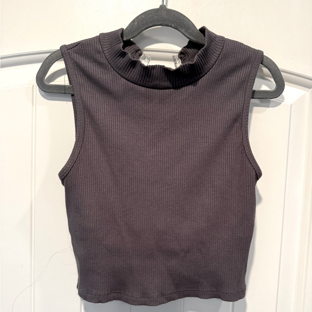 Tiger Friday Authentic Crop Top - Pavement